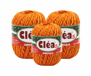 LINHA CLEA 5 MULTICOLOR CIRCULO 750M - KIT COM 3 NOVELOS