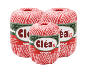 LINHA CLEA 5 MULTICOLOR CIRCULO 750M - KIT COM 3 NOVELOS