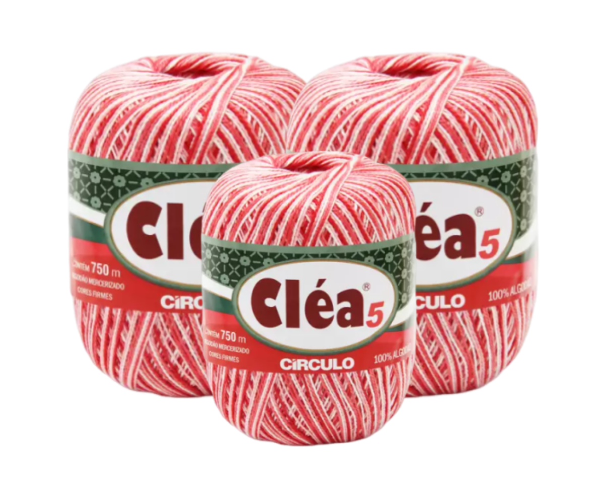 LINHA CLEA 5 MULTICOLOR CIRCULO 750M – KIT COM 3 NOVELOS LINHA CLEA 5 MULTICOLOR CIRCULO 750M - KIT COM 3 NOVELOS