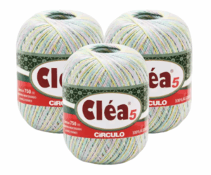 LINHA CLEA 5 MULTICOLOR CIRCULO 750M - KIT COM 3 NOVELOS