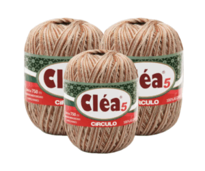 LINHA CLEA 5 MULTICOLOR CIRCULO 750M - KIT COM 3 NOVELOS