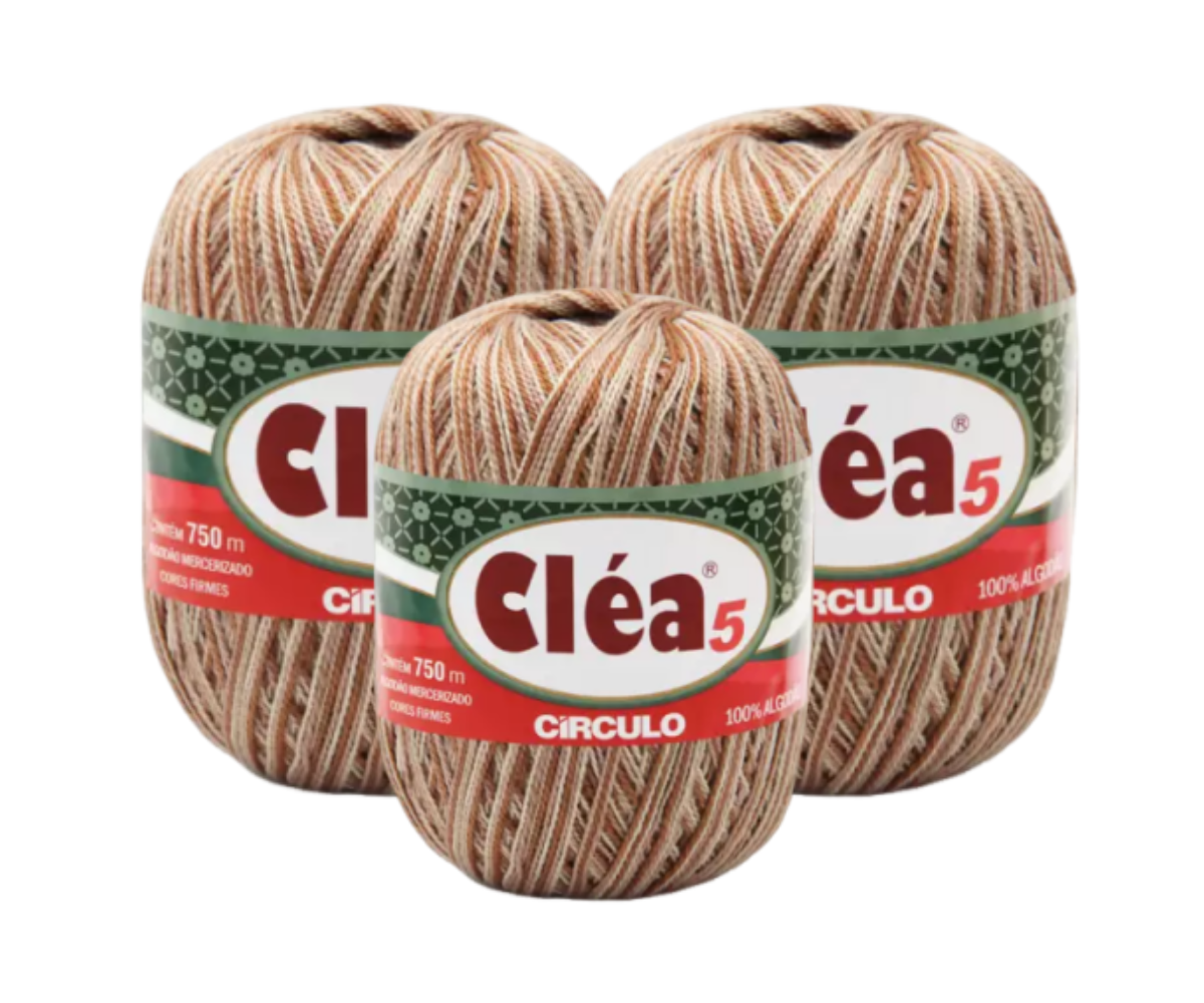 LINHA CLEA 5 MULTICOLOR CIRCULO 750M - KIT COM 3 NOVELOS LINHA CLEA 5 MULTICOLOR CIRCULO 750M - KIT COM 3 NOVELOS