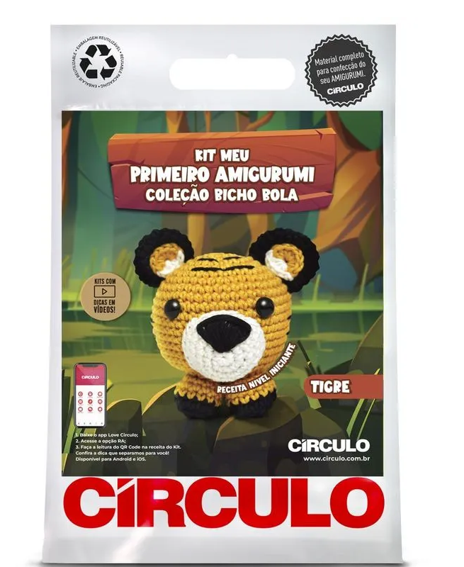 KIT AMIGURUMI BICHO BOLA CIRCULO KIT AMIGURUMI BICHO BOLA CIRCULO