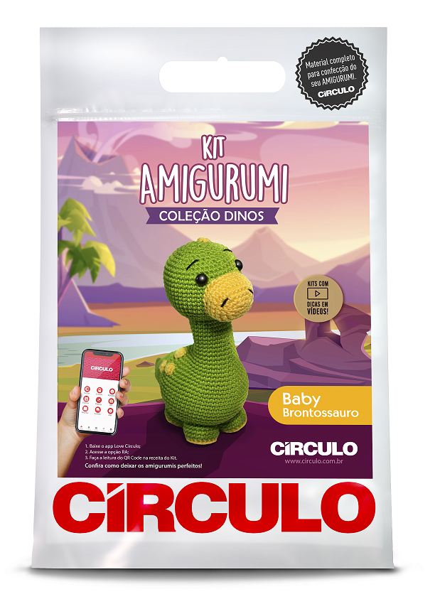 KIT AMIGURUMI DINOS CIRCULO KIT AMIGURUMI DINOS CIRCULO