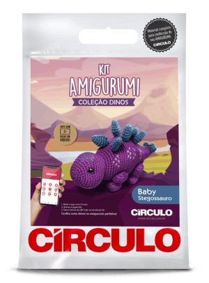 KIT AMIGURUMI DINOS CIRCULO