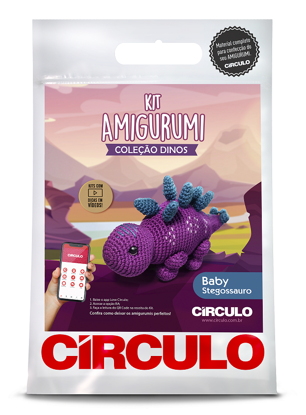 KIT AMIGURUMI DINOS CIRCULO KIT AMIGURUMI DINOS CIRCULO