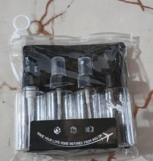 NECESSAIRE KIT VIAGEM 5 ITENS