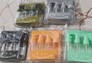 NECESSAIRE KIT VIAGEM 5 ITENS