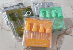 NECESSAIRE KIT VIAGEM 5 ITENS