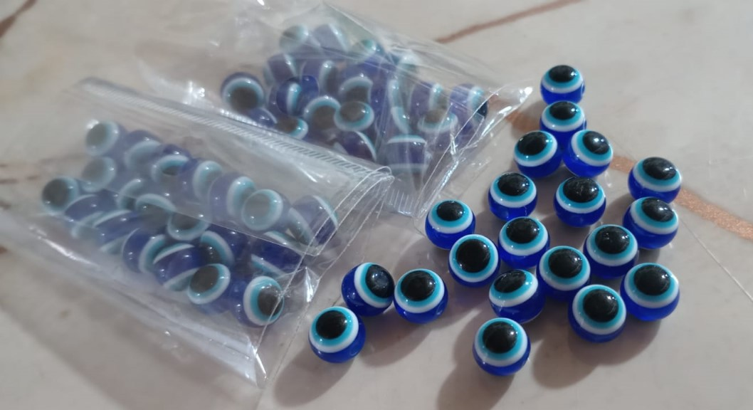 OLHO GREGO 12MM - 10UN OLHO GREGO 12MM - 10UN