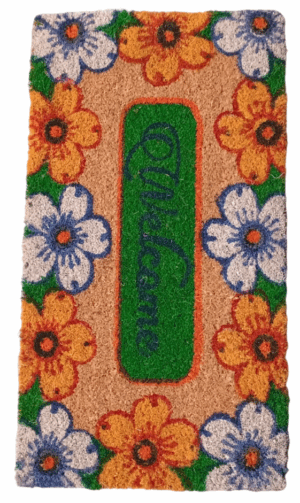 TAPETE FIBRA DE COCO 33CM X 60CM PLAST.CO