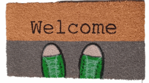 TAPETE FIBRA DE COCO 33CM X 60CM PLAST.CO