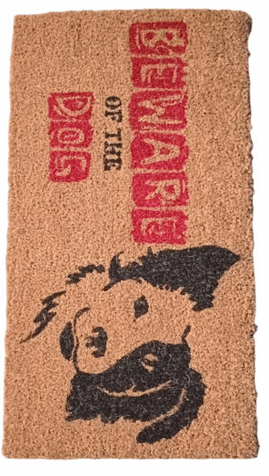 TAPETE FIBRA DE COCO 33CM X 60CM PLAST.CO