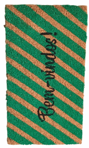 TAPETE FIBRA DE COCO 33CM X 60CM PLAST.CO