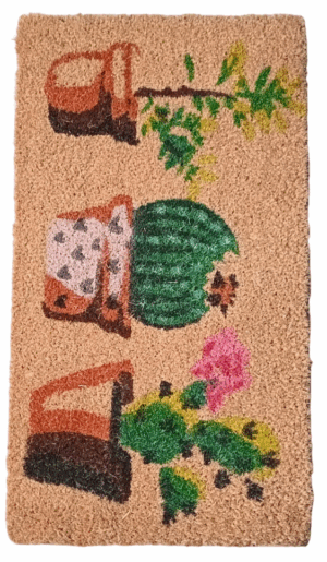 TAPETE FIBRA DE COCO 33CM X 60CM PLAST.CO