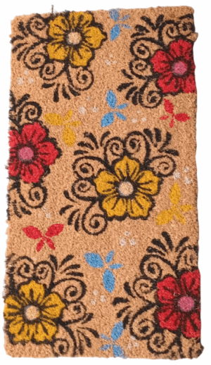 TAPETE FIBRA DE COCO 33CM X 60CM PLAST.CO