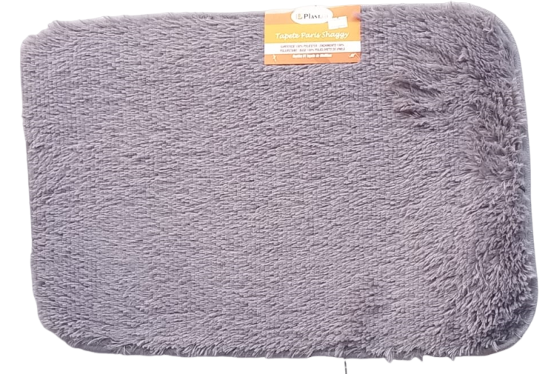 TAPETE PARIS SHAGGY 40X60CM PLAST.CO TAPETE PARIS SHAGGY 40X60CM PLAST.CO