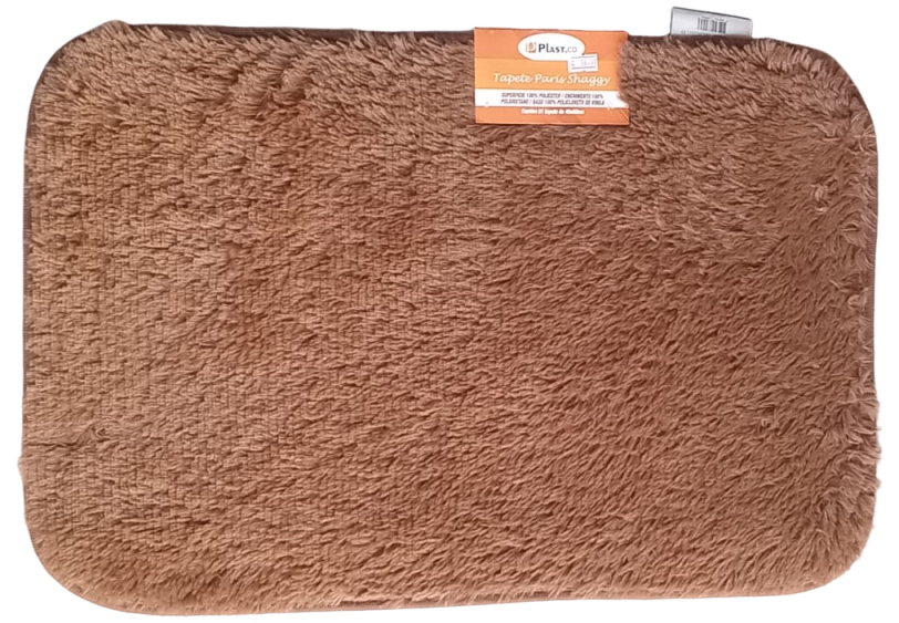 TAPETE PARIS SHAGGY 40X60CM PLAST.CO TAPETE PARIS SHAGGY 40X60CM PLAST.CO