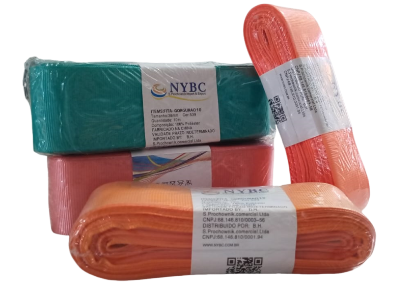 GORGURAO TAM 38MM NYBC - KIT COM 4 UNIDADES GORGURAO TAM 38MM NYBC - KIT COM 4 UNIDADES