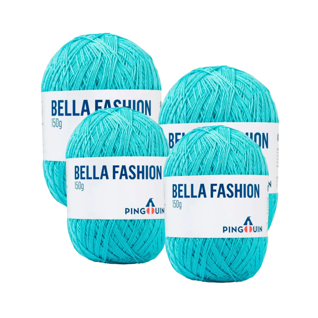 BELLA FASHION PINGOUIN 150G – KIT COM 4 NOVELOS BELLA FASHION PINGOUIN 150G - KIT COM 4 NOVELOS