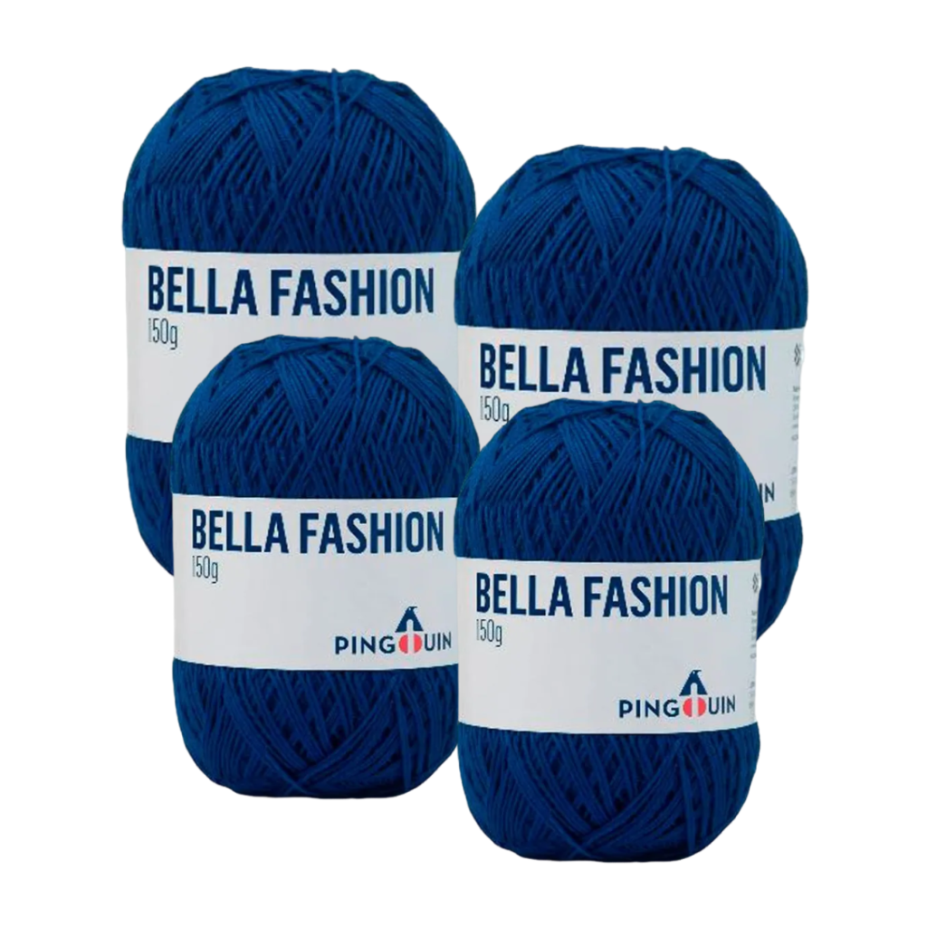 BELLA FASHION PINGOUIN 150G – KIT COM 4 NOVELOS BELLA FASHION PINGOUIN 150G - KIT COM 4 NOVELOS
