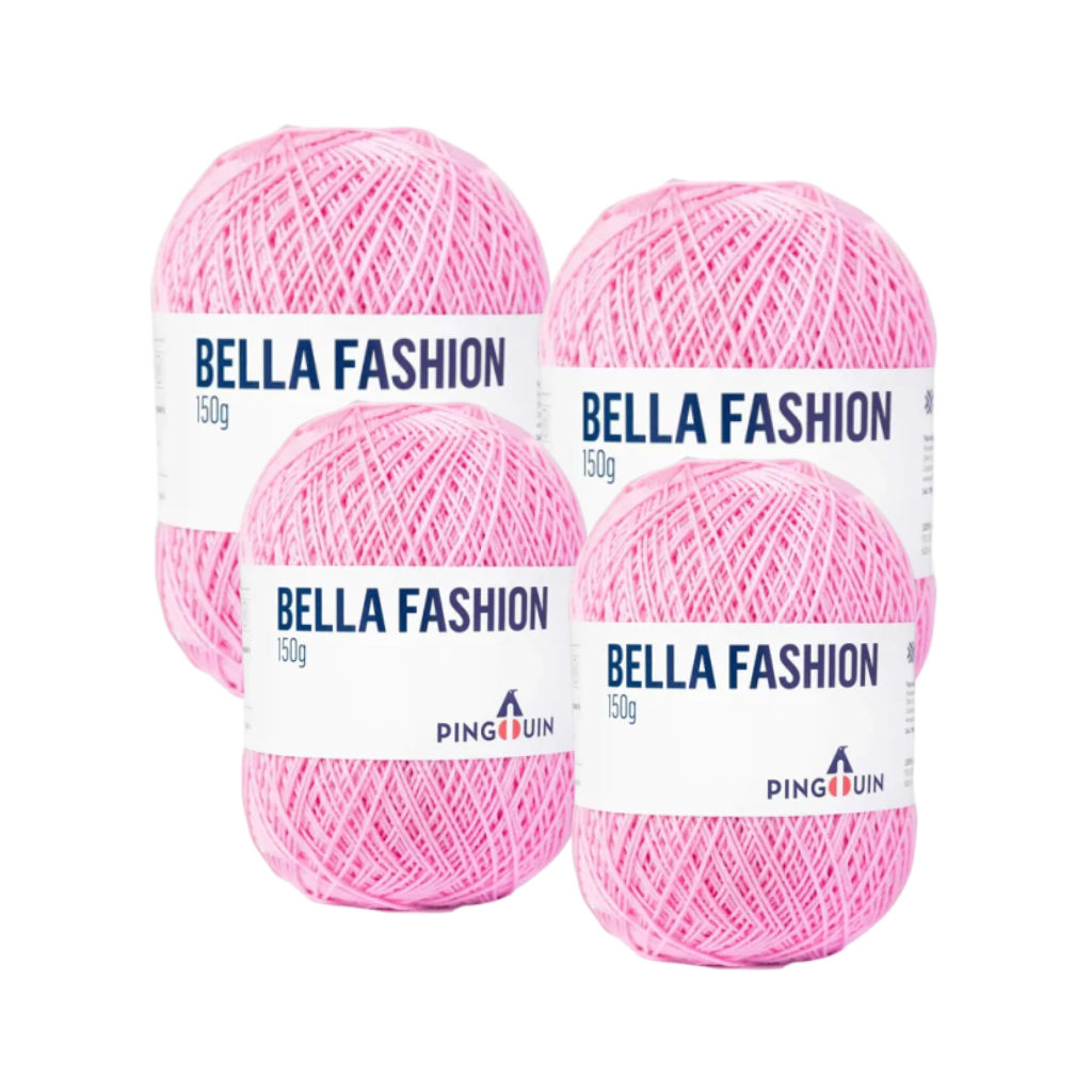 BELLA FASHION PINGOUIN 150G – KIT COM 4 NOVELOS BELLA FASHION PINGOUIN 150G - KIT COM 4 NOVELOS