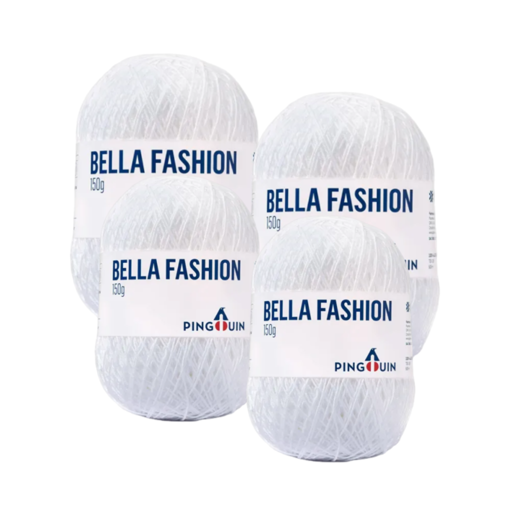 BELLA FASHION PINGOUIN 150G – KIT COM 4 NOVELOS BELLA FASHION PINGOUIN 150G - KIT COM 4 NOVELOS