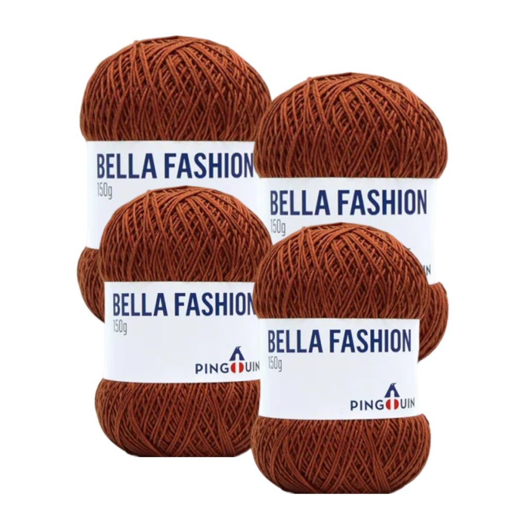 BELLA FASHION PINGOUIN 150G – KIT COM 4 NOVELOS BELLA FASHION PINGOUIN 150G - KIT COM 4 NOVELOS
