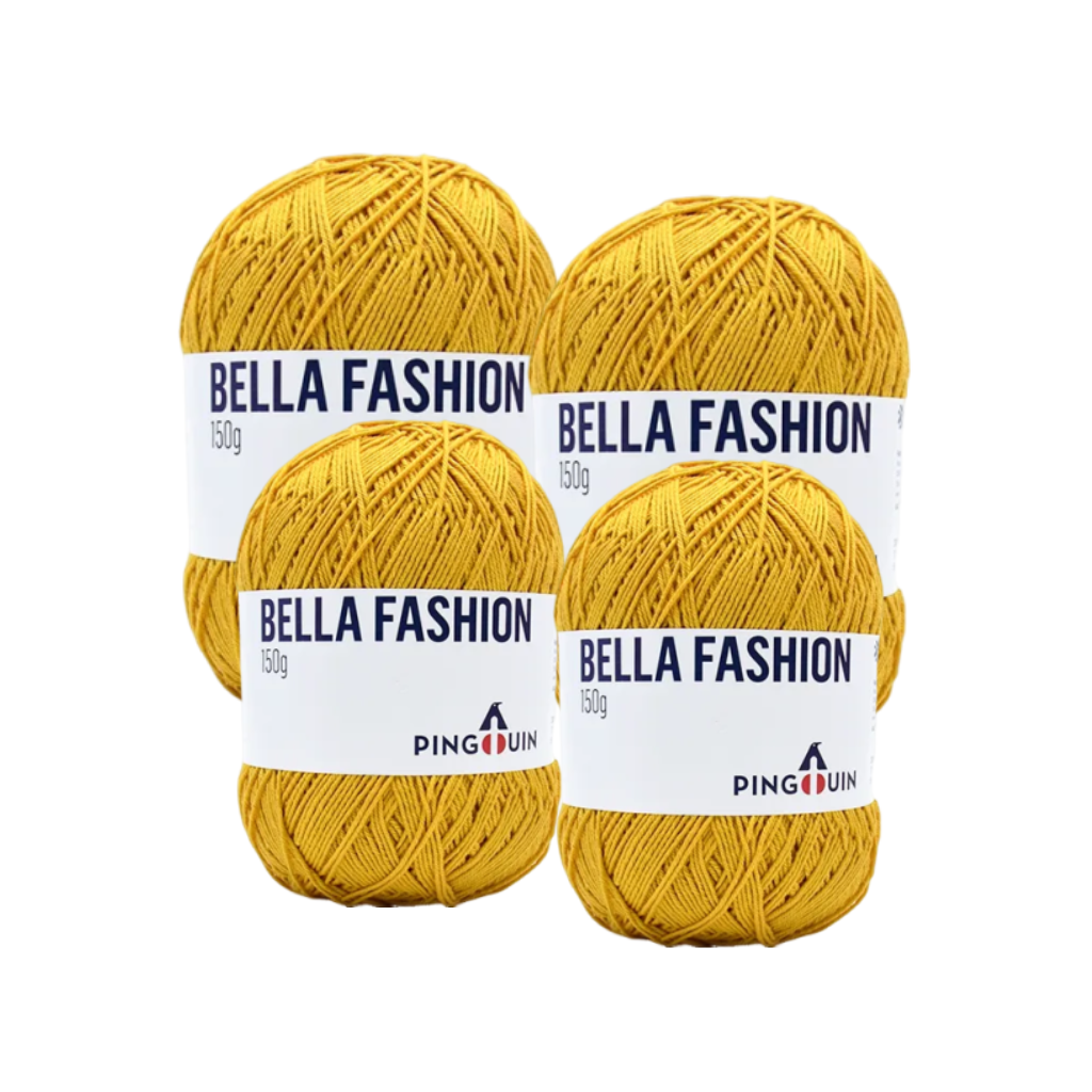 BELLA FASHION PINGOUIN 150G – KIT COM 4 NOVELOS BELLA FASHION PINGOUIN 150G - KIT COM 4 NOVELOS