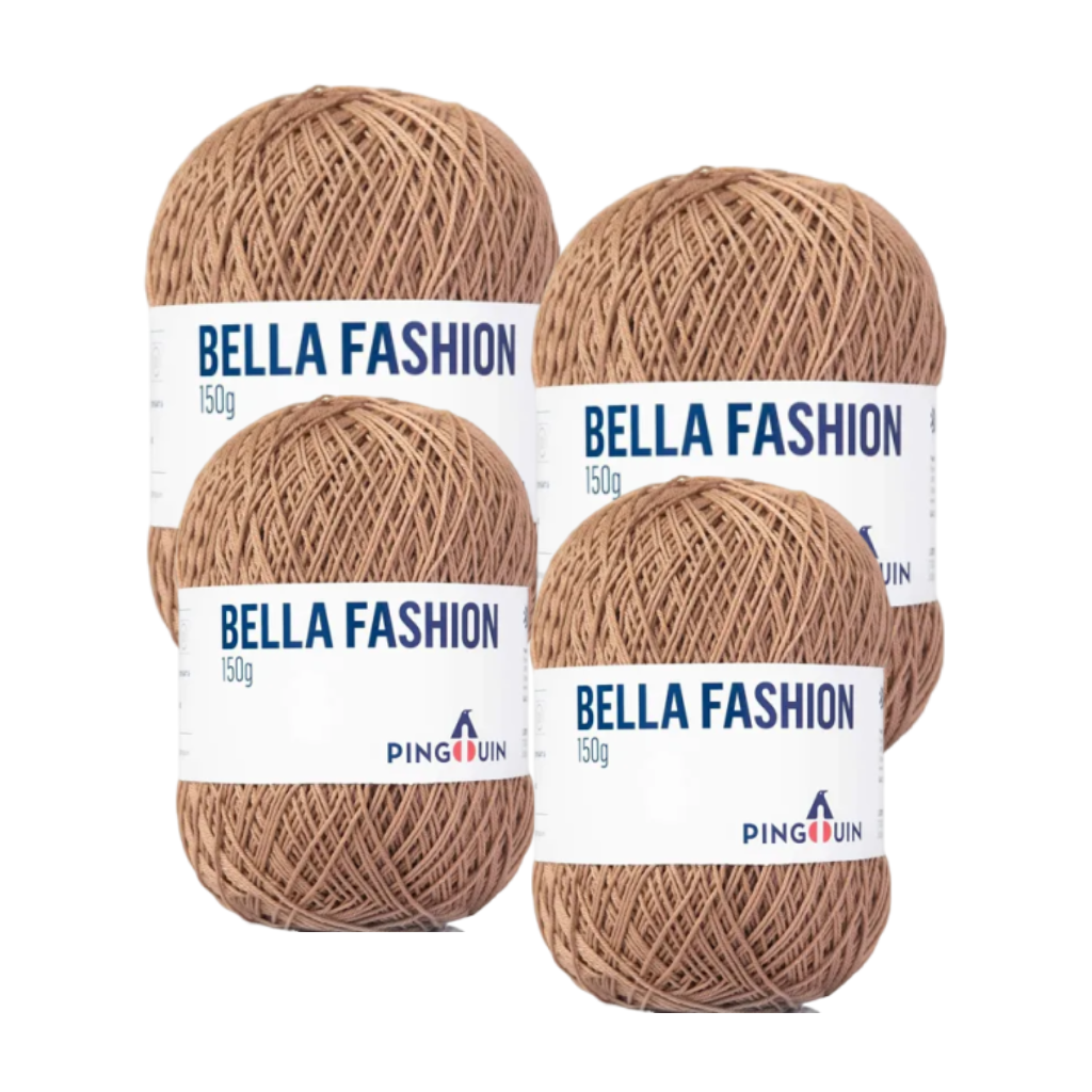 BELLA FASHION PINGOUIN 150G – KIT COM 4 NOVELOS BELLA FASHION PINGOUIN 150G - KIT COM 4 NOVELOS