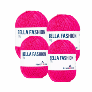 BELLA FASHION PINGOUIN 150G - KIT COM 4 NOVELOS