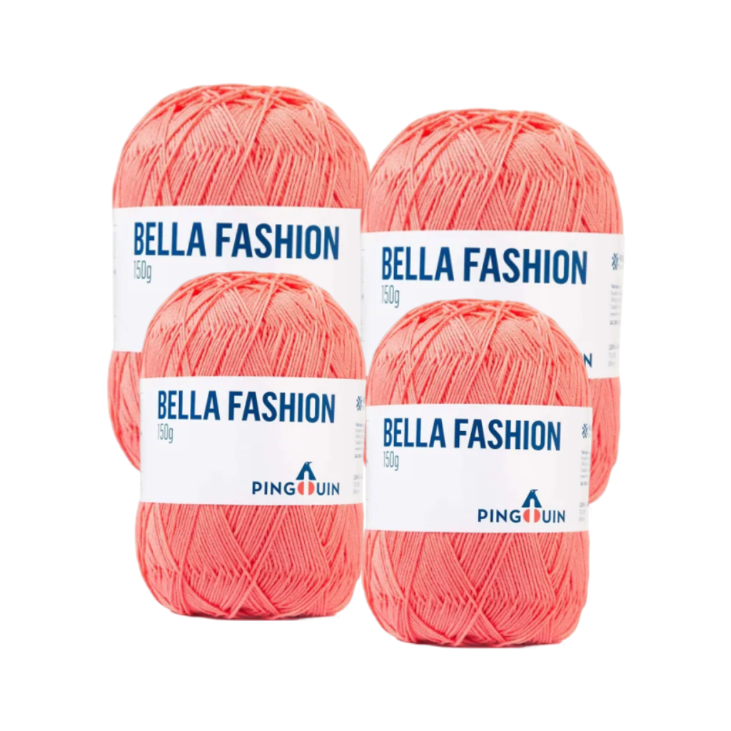 BELLA FASHION PINGOUIN 150G – KIT COM 4 NOVELOS BELLA FASHION PINGOUIN 150G - KIT COM 4 NOVELOS