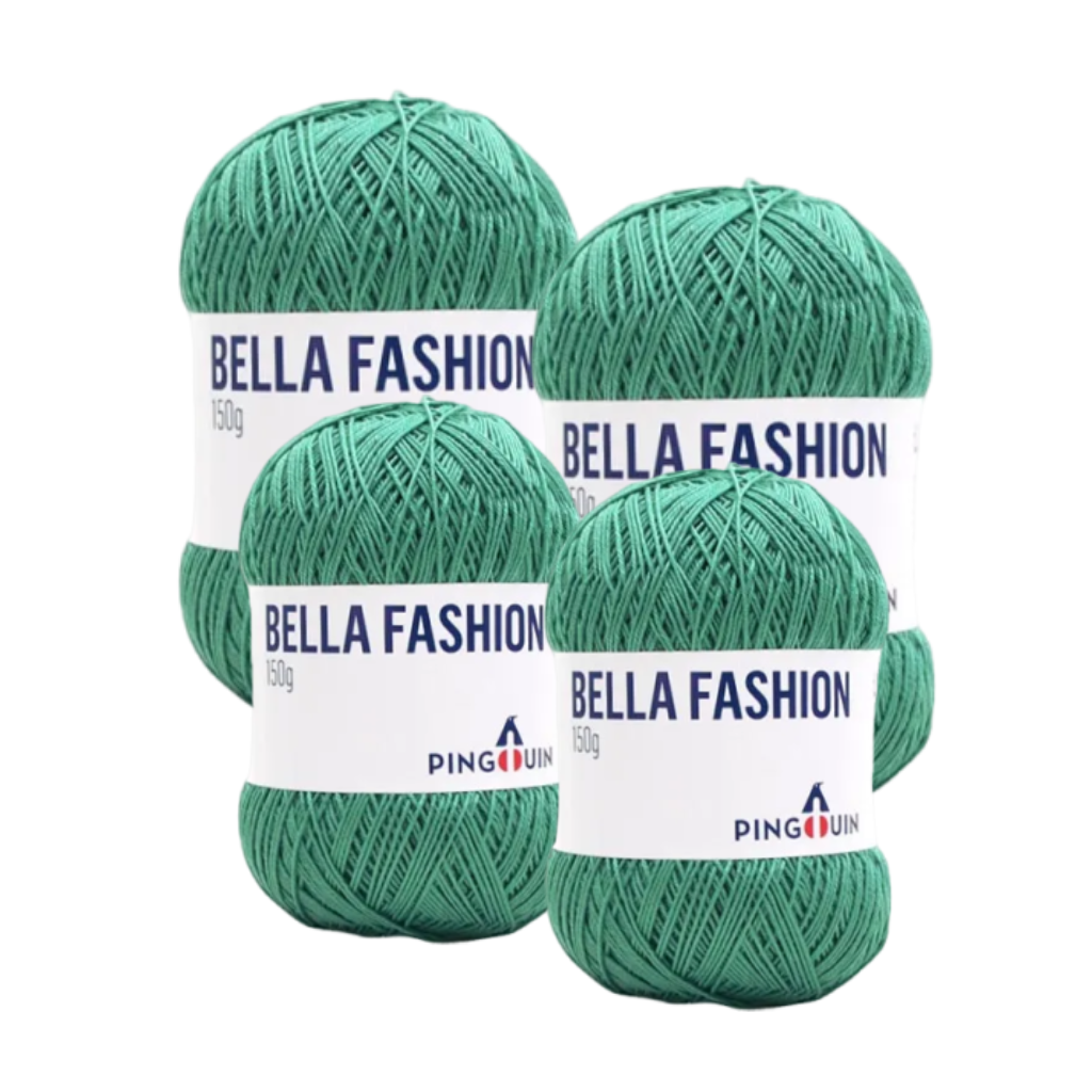 BELLA FASHION PINGOUIN 150G – KIT COM 4 NOVELOS BELLA FASHION PINGOUIN 150G - KIT COM 4 NOVELOS