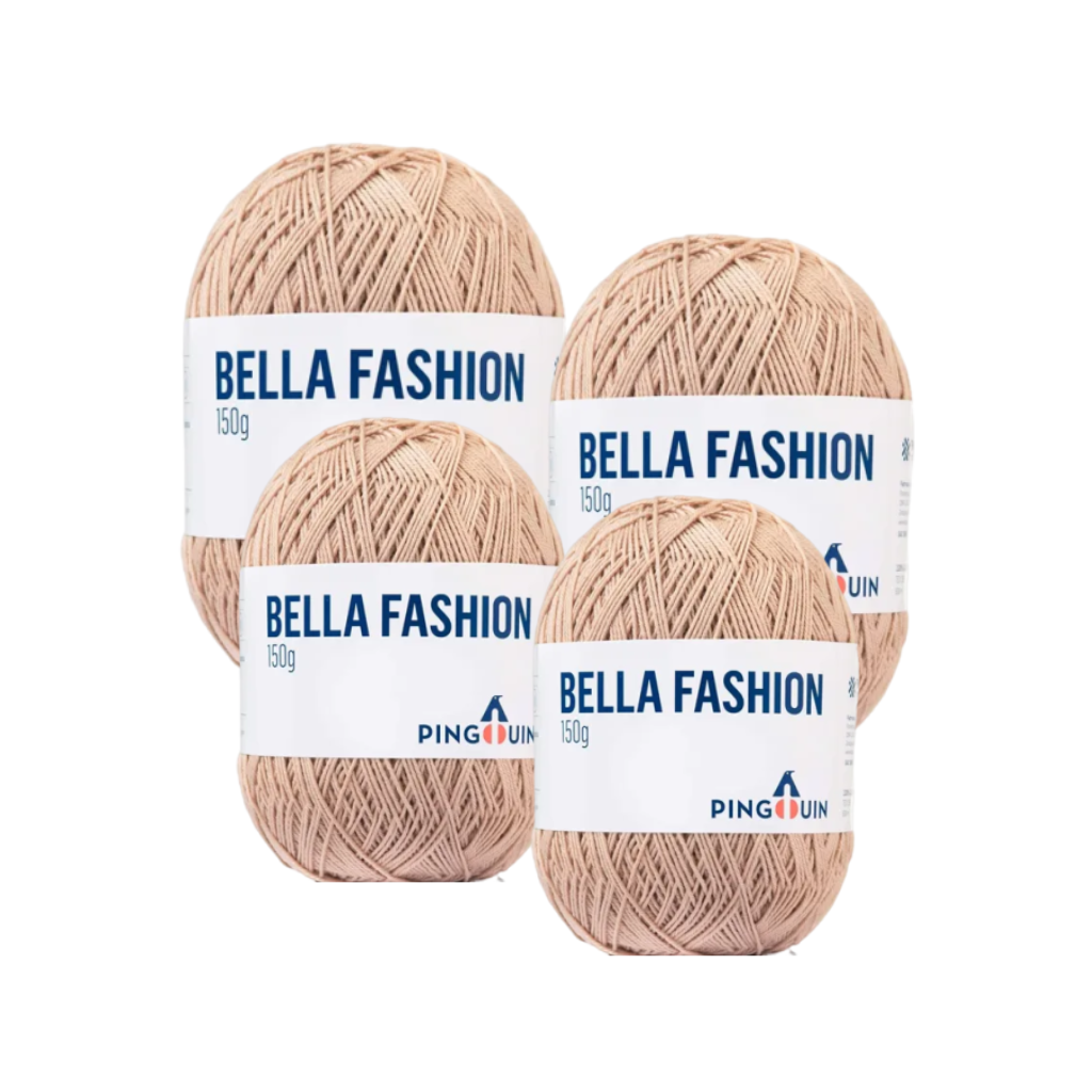 BELLA FASHION PINGOUIN 150G – KIT COM 4 NOVELOS BELLA FASHION PINGOUIN 150G - KIT COM 4 NOVELOS