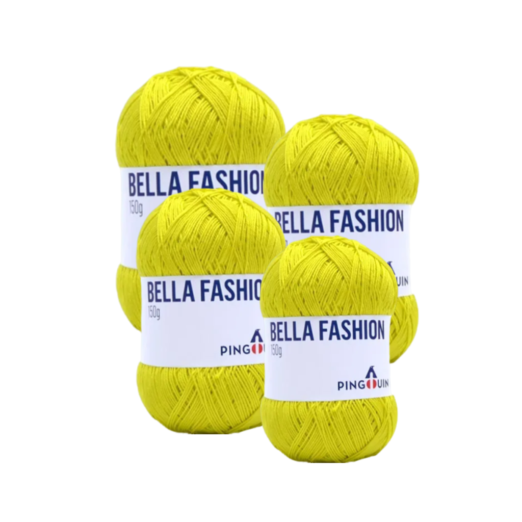 BELLA FASHION PINGOUIN 150G – KIT COM 4 NOVELOS BELLA FASHION PINGOUIN 150G - KIT COM 4 NOVELOS