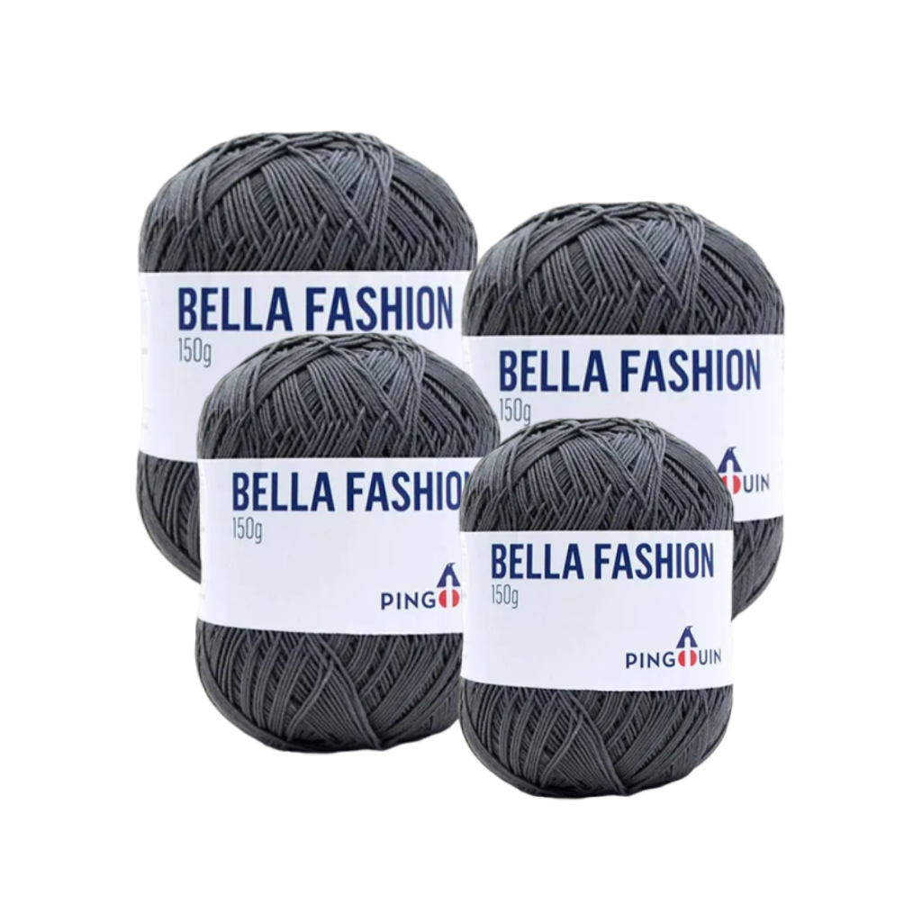 BELLA FASHION PINGOUIN 150G – KIT COM 4 NOVELOS BELLA FASHION PINGOUIN 150G - KIT COM 4 NOVELOS