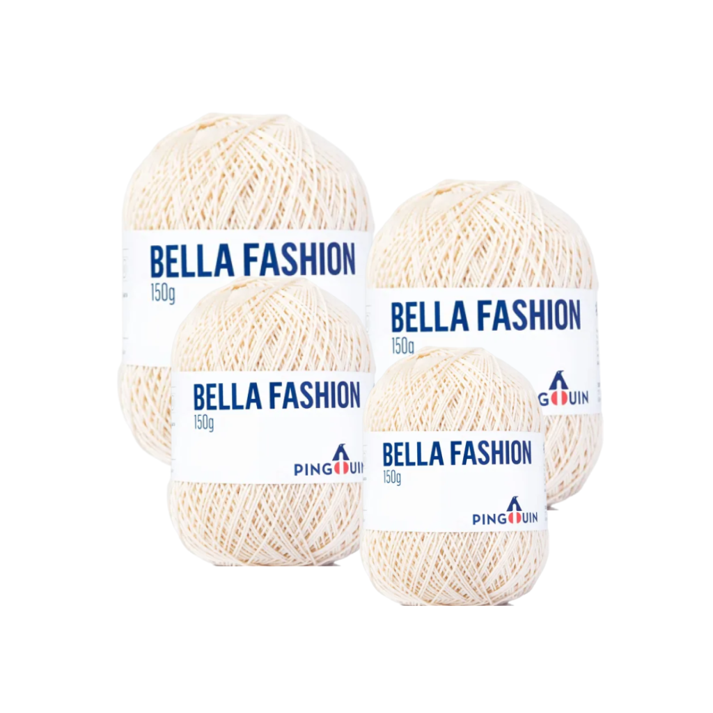 BELLA FASHION PINGOUIN 150G – KIT COM 4 NOVELOS BELLA FASHION PINGOUIN 150G - KIT COM 4 NOVELOS