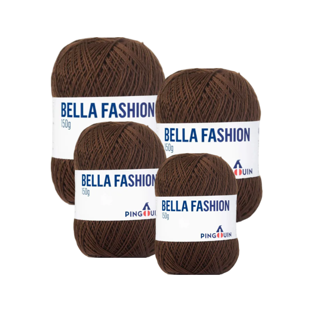 BELLA FASHION PINGOUIN 150G – KIT COM 4 NOVELOS BELLA FASHION PINGOUIN 150G - KIT COM 4 NOVELOS