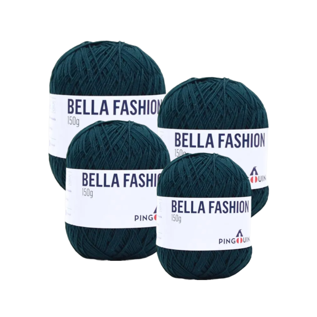 BELLA FASHION PINGOUIN 150G – KIT COM 4 NOVELOS BELLA FASHION PINGOUIN 150G - KIT COM 4 NOVELOS