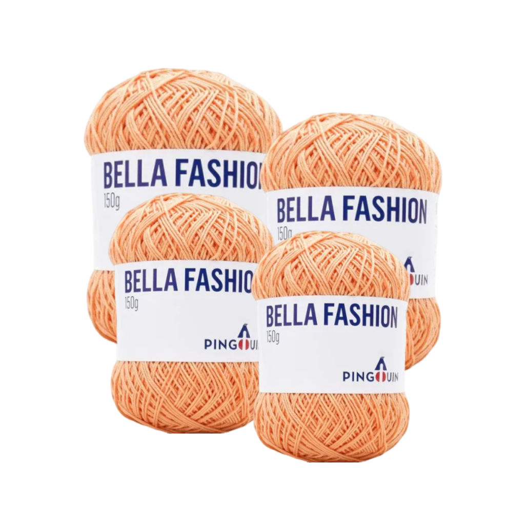 BELLA FASHION PINGOUIN 150G – KIT COM 4 NOVELOS BELLA FASHION PINGOUIN 150G - KIT COM 4 NOVELOS