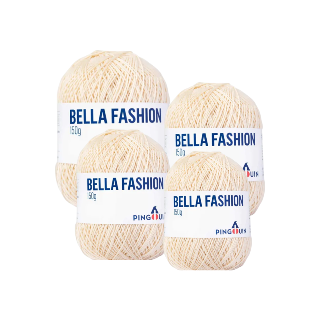 BELLA FASHION PINGOUIN 150G – KIT COM 4 NOVELOS BELLA FASHION PINGOUIN 150G - KIT COM 4 NOVELOS