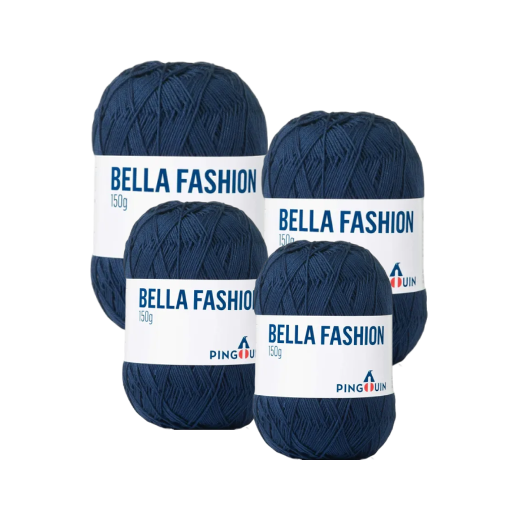 BELLA FASHION PINGOUIN 150G – KIT COM 4 NOVELOS BELLA FASHION PINGOUIN 150G - KIT COM 4 NOVELOS