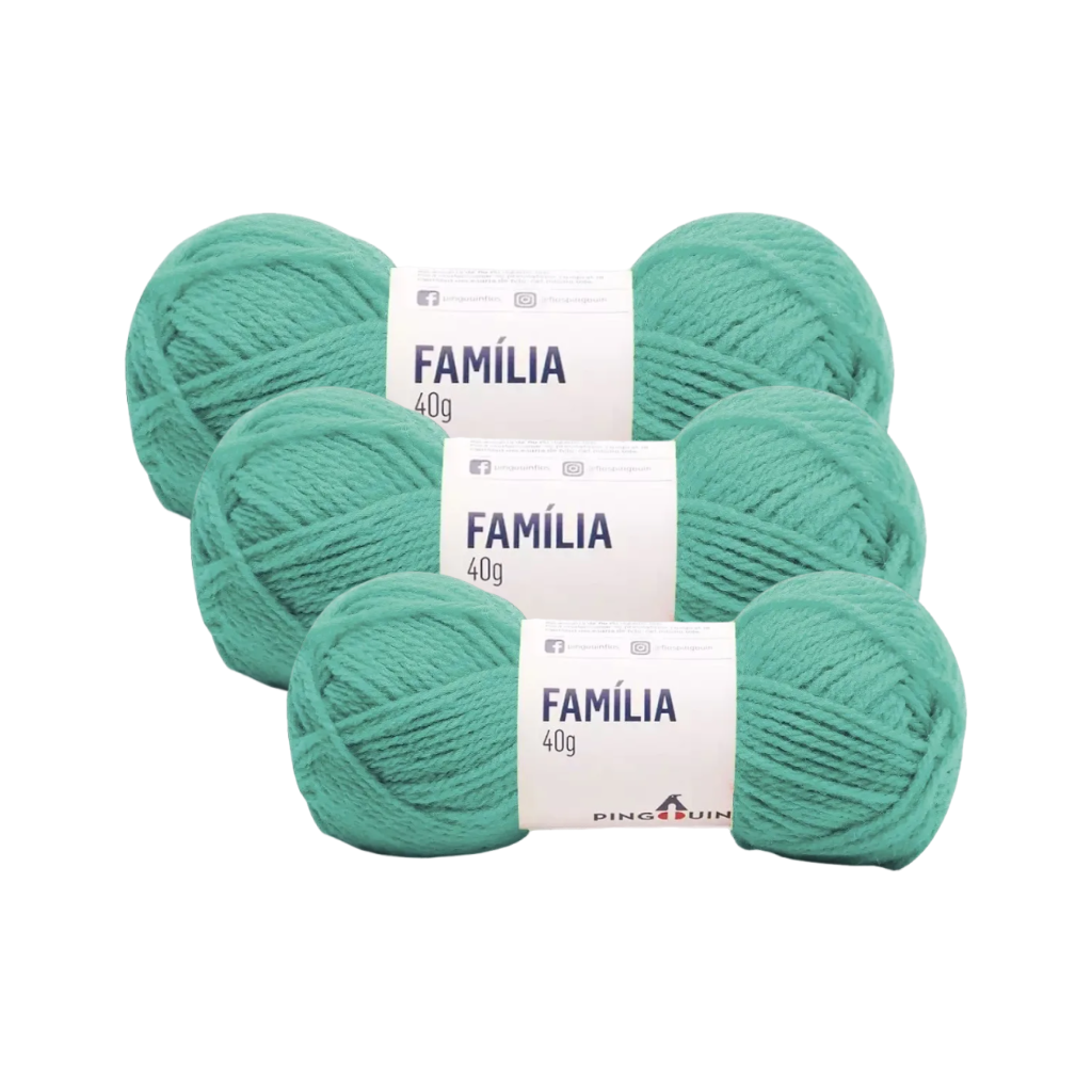 FIO FAMILIA 40G – KIT COM 10 NOVELOS FIO FAMILIA 40G - KIT COM 10 NOVELOS