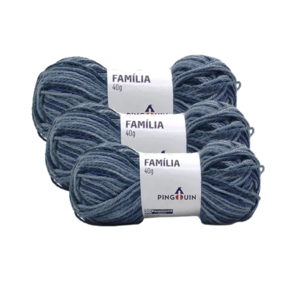 FIO FAMILIA 40G – KIT COM 10 NOVELOS FIO FAMILIA 40G - KIT COM 10 NOVELOS
