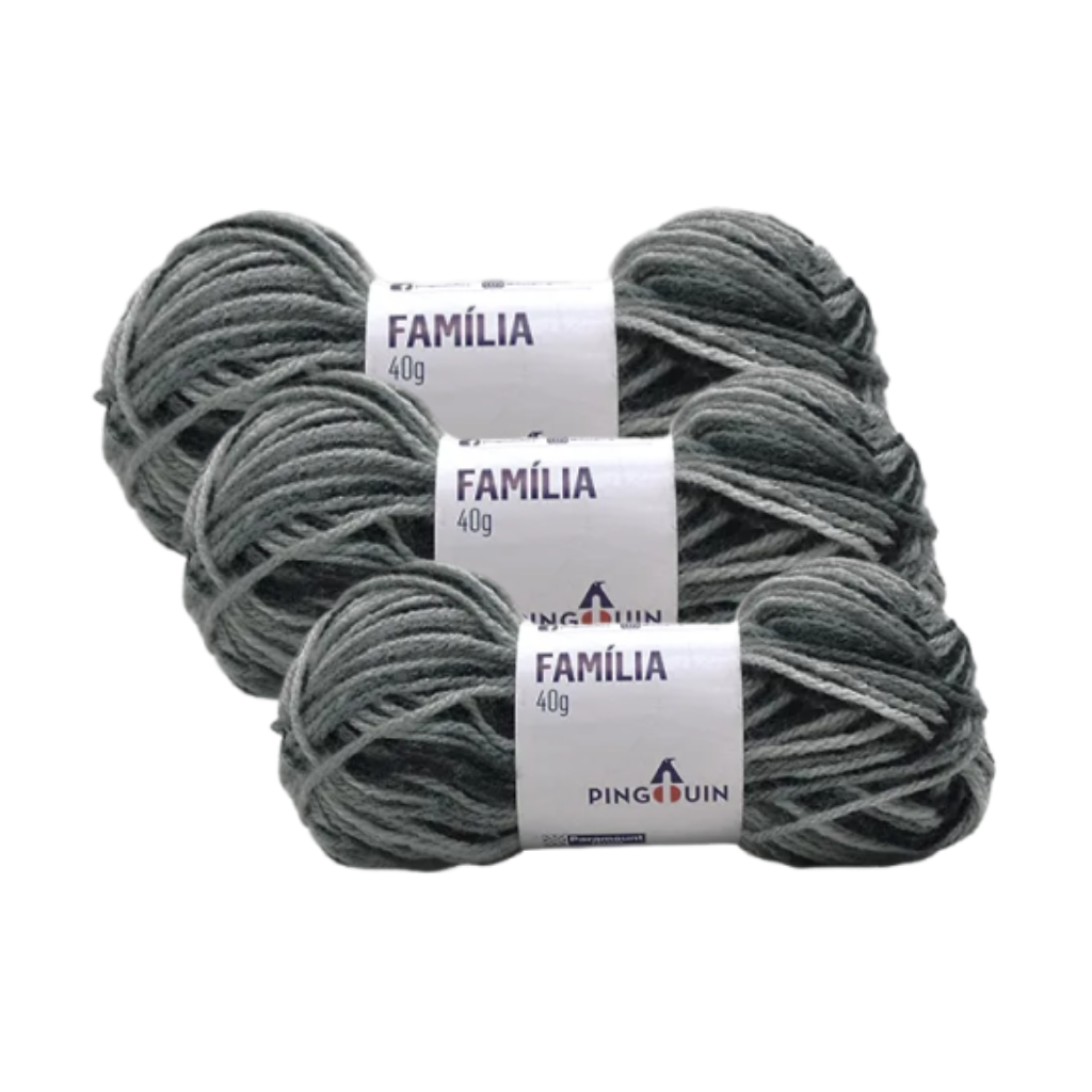 FIO FAMILIA 40G – KIT COM 10 NOVELOS FIO FAMILIA 40G - KIT COM 10 NOVELOS
