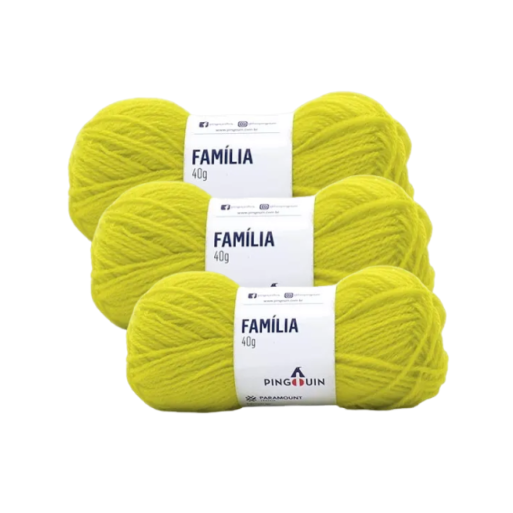 FIO FAMILIA 40G – KIT COM 10 NOVELOS FIO FAMILIA 40G - KIT COM 10 NOVELOS