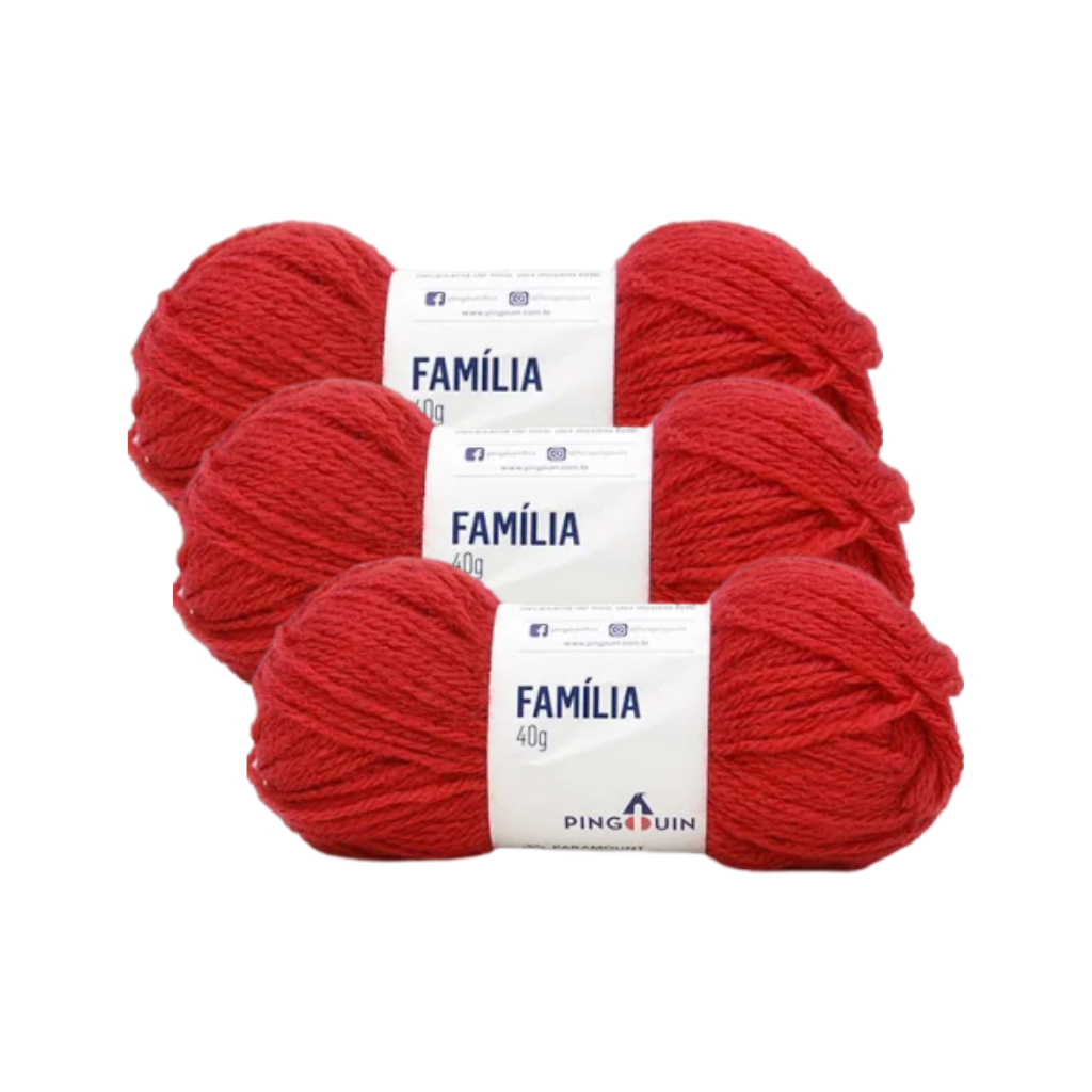 FIO FAMILIA 40G – KIT COM 10 NOVELOS FIO FAMILIA 40G - KIT COM 10 NOVELOS