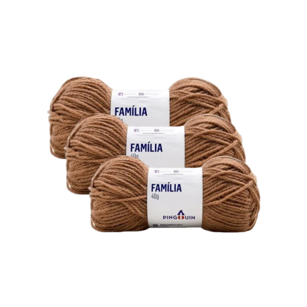FIO FAMILIA 40G – KIT COM 10 NOVELOS FIO FAMILIA 40G - KIT COM 10 NOVELOS