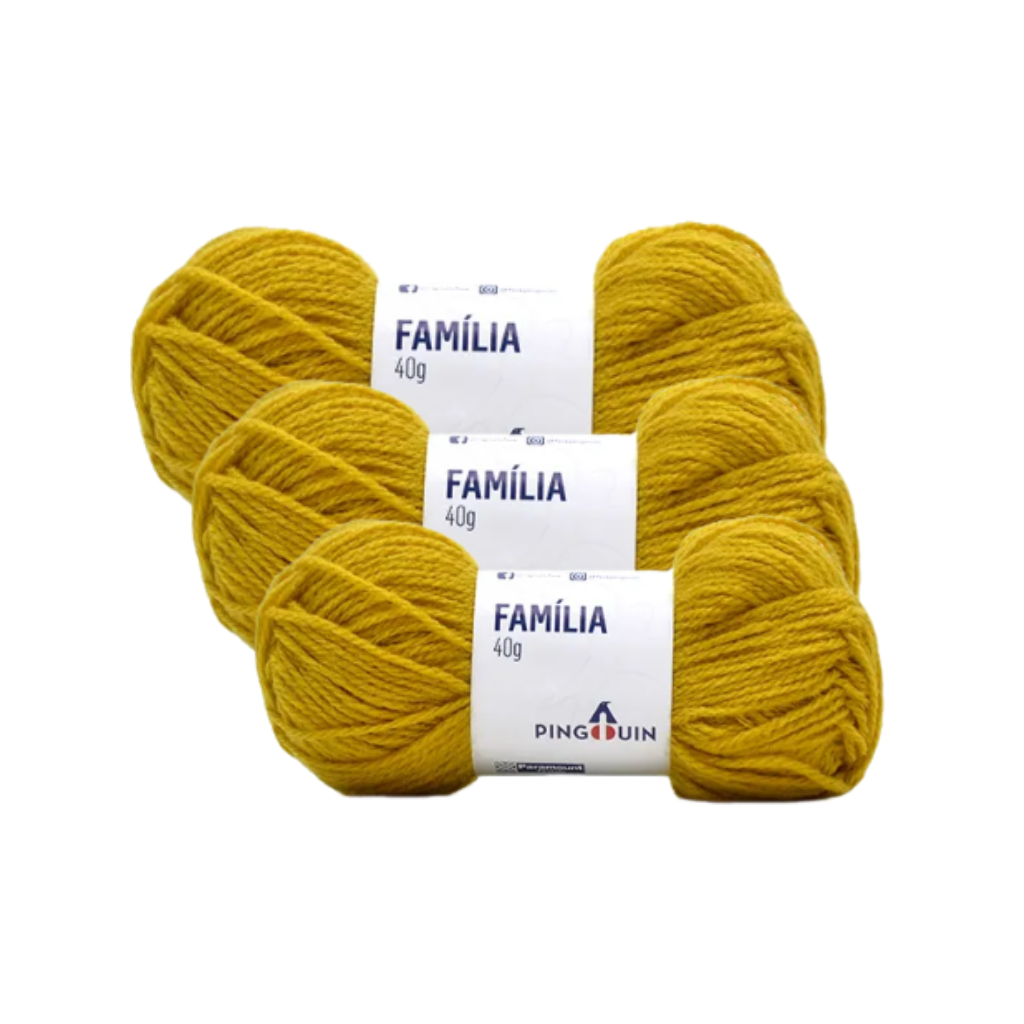 FIO FAMILIA 40G – KIT COM 10 NOVELOS FIO FAMILIA 40G - KIT COM 10 NOVELOS