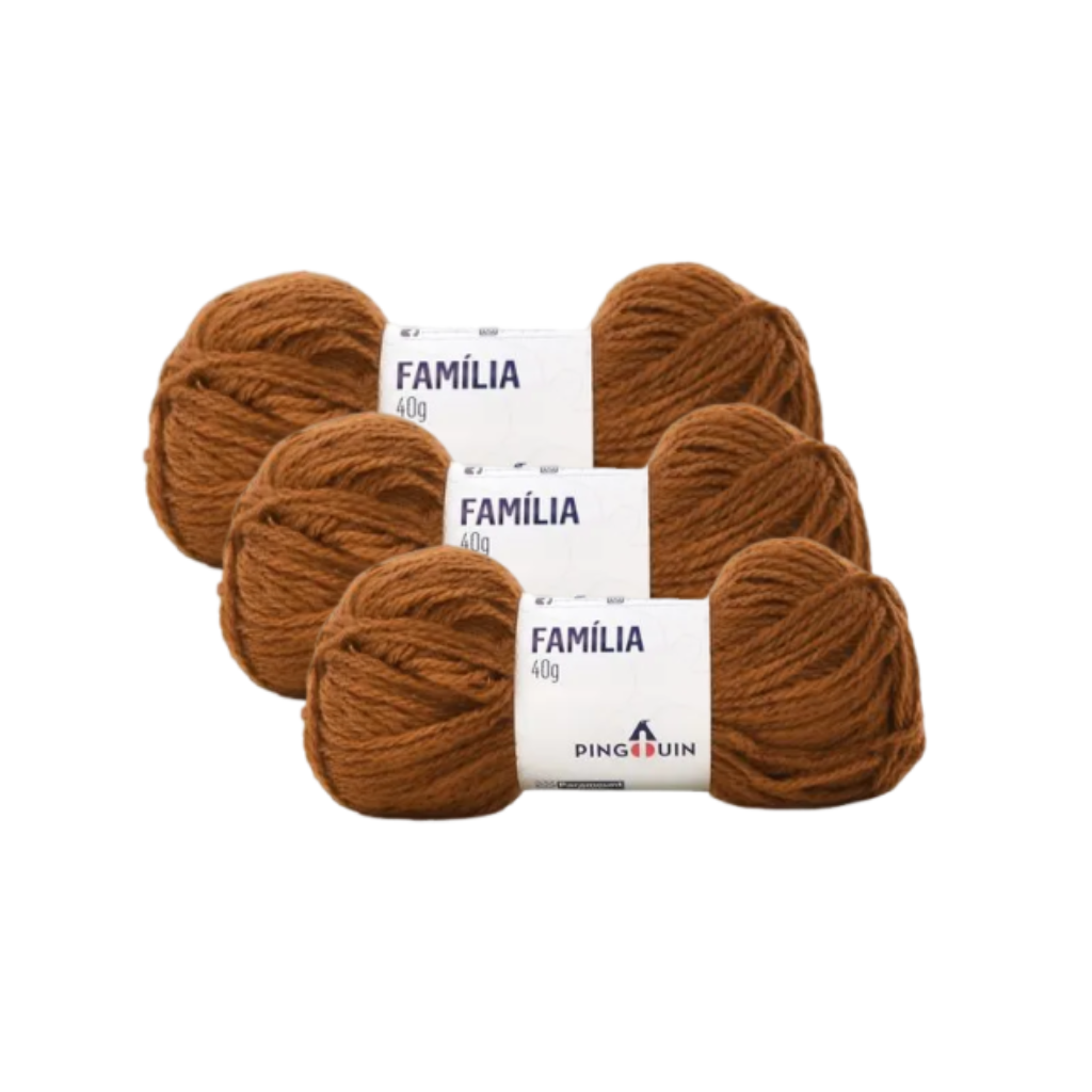 FIO FAMILIA 40G – KIT COM 10 NOVELOS FIO FAMILIA 40G - KIT COM 10 NOVELOS